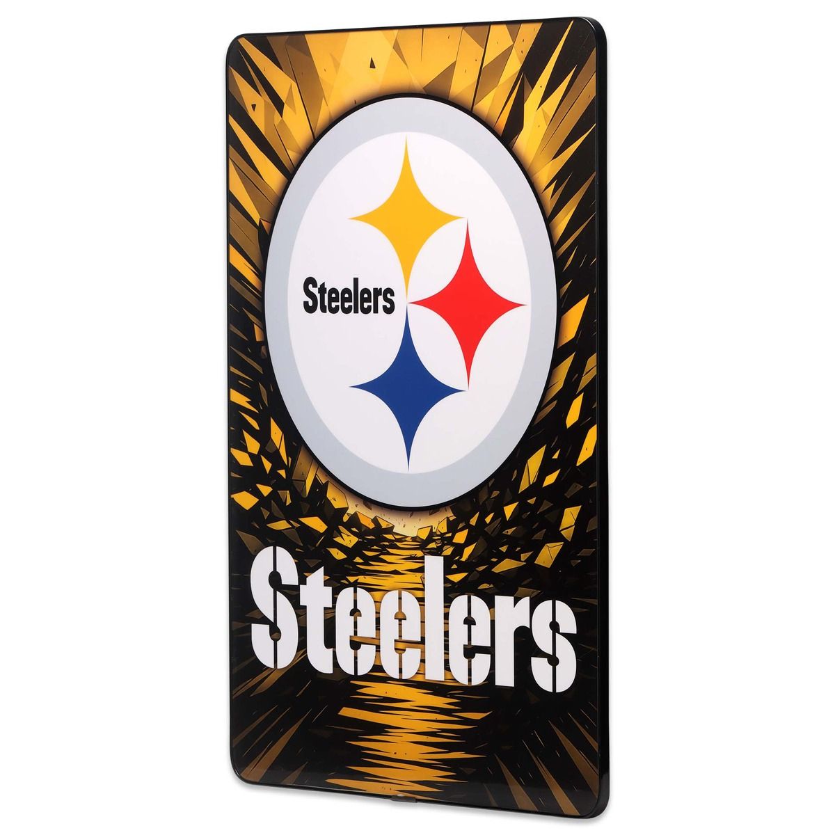 Pittsburgh Steelers 15x23 Banded High Transparency Sign 2 Pittsburgh Steelers 15x23 Banded High Transparency Sign