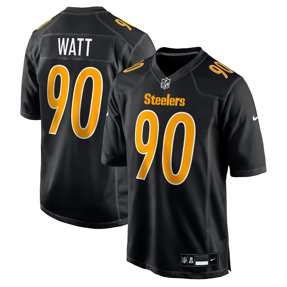 T.J. Watt #90 Men's Nike Replica Carbon Jersey 3 T.J. Watt #90 Men's Nike Replica Carbon Jersey