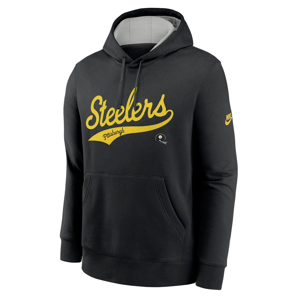 Pittsburgh Steelers Men's Nike Rewind Club Logo Pullover Fleece Hoodie 6 Pittsburgh Steelers Men's Nike Rewind Club Logo Pullover Fleece Hoodie