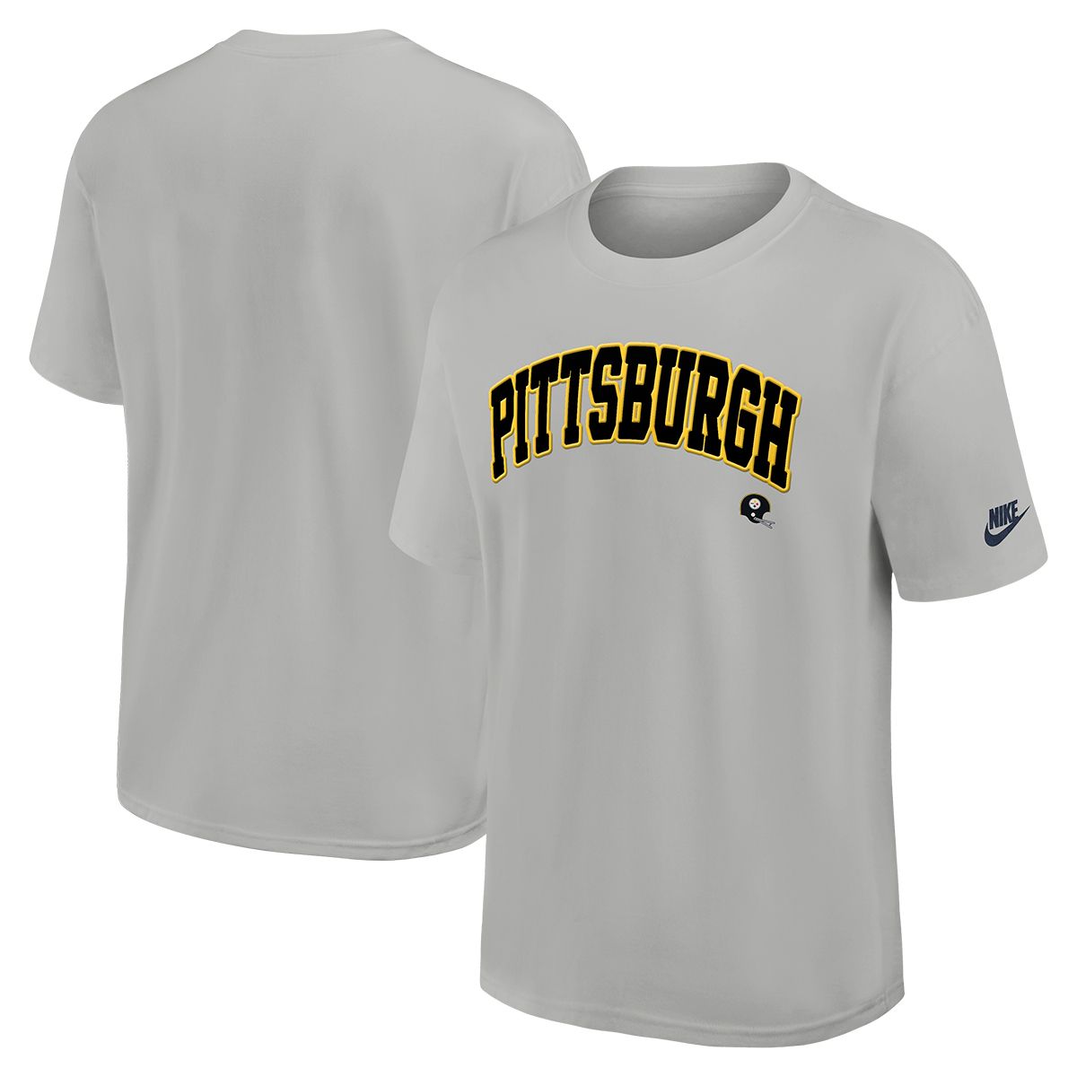 Pittsburgh Steelers Men's Nike Rewind Heavy Max 90 Statement Short Sleeve T-Shirt 3 Pittsburgh Steelers Men's Nike Rewind Heavy Max 90 Statement Short Sleeve T-Shirt