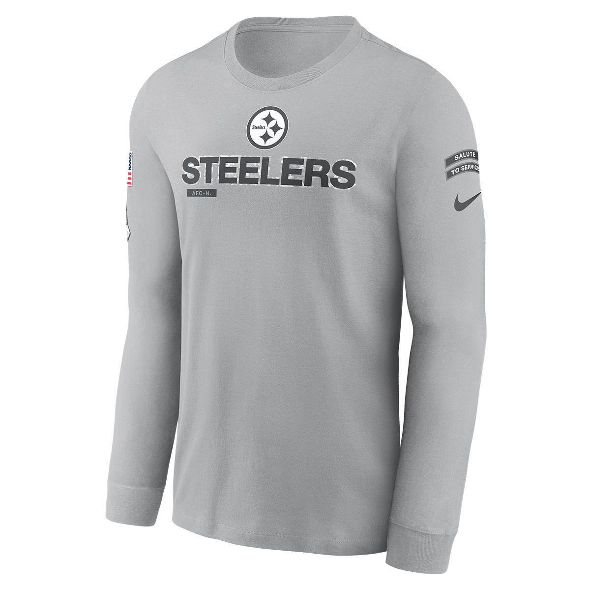 Pittsburgh Steelers Men's Nike Salute To Service Long Sleeve T-Shirt