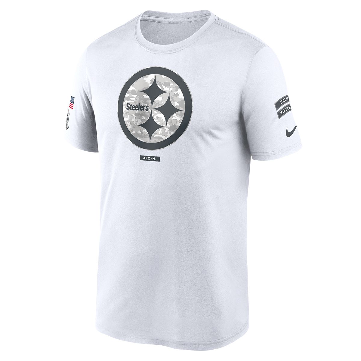 Pittsburgh Steelers Men's Nike Salute To Service Legend Short Sleeve T-Shirt 6 Pittsburgh Steelers Men's Nike Salute To Service Legend Short Sleeve T-Shirt