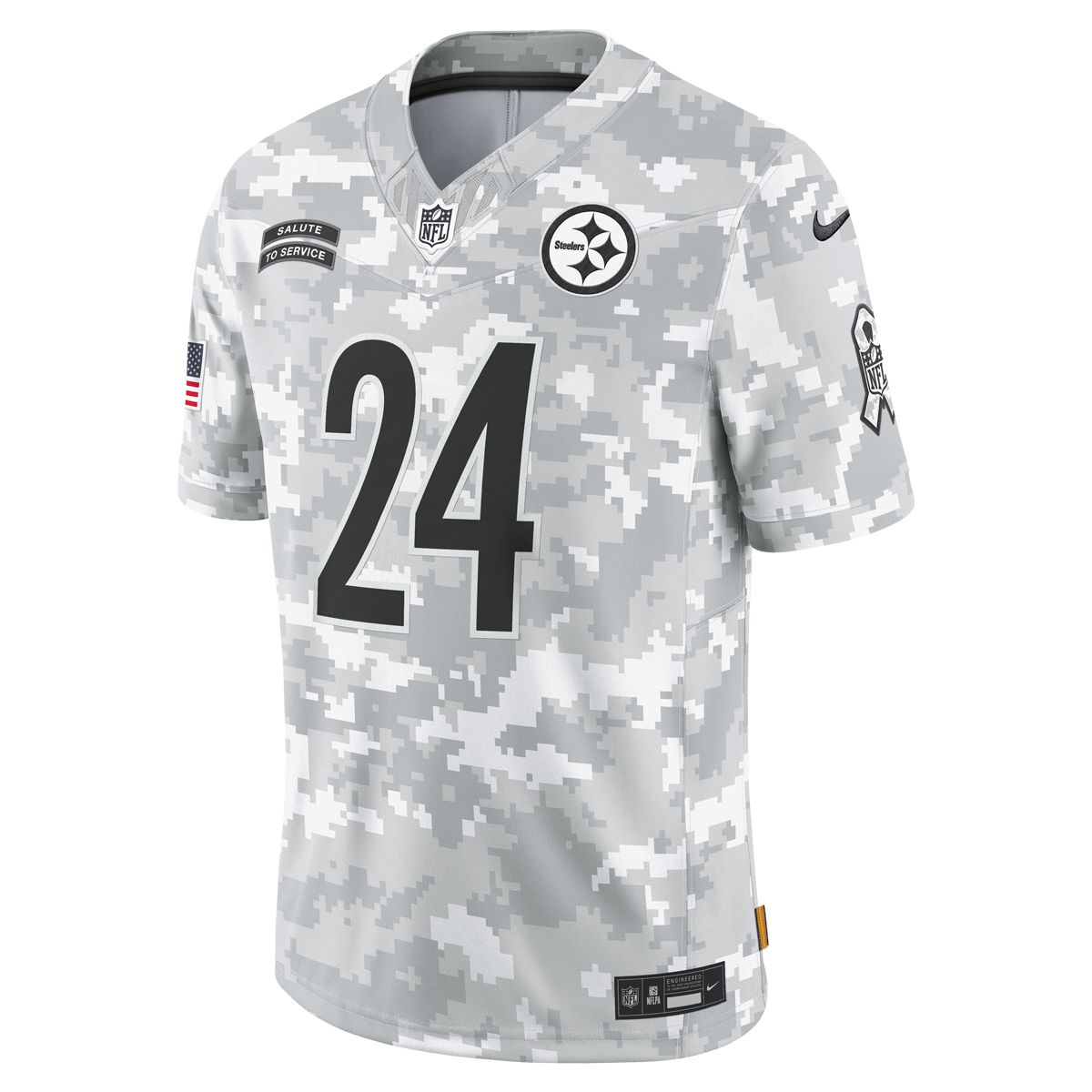 Joey Porter Jr. #24 Men's Nike Limited Salute to Service Jersey