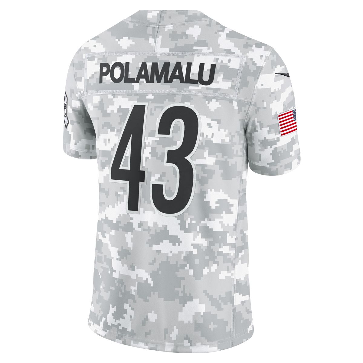 Troy Polamalu #43 Men's Nike Vapor F.U.S.E Limited Salute to Service Jersey