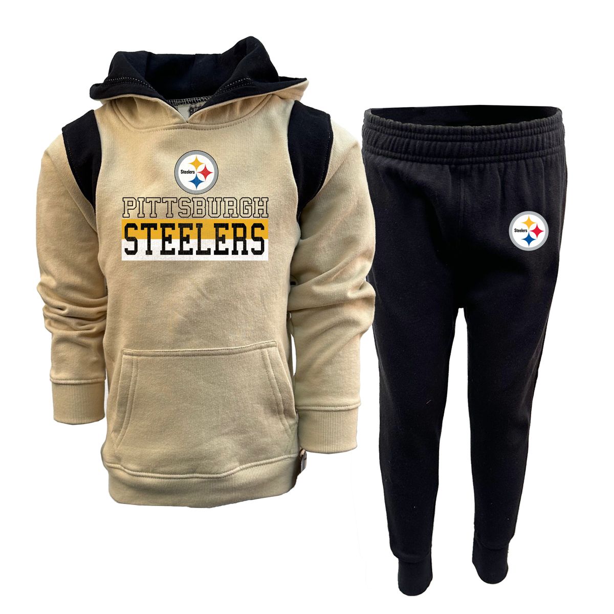 Pittsburgh Steelers Infant Fleece Inset Hoodie & Pant Set