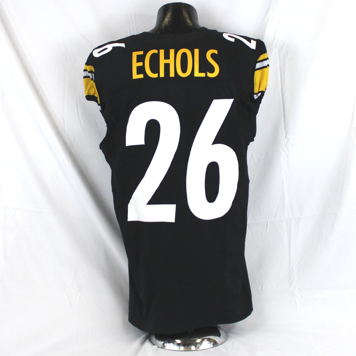 Pittsburgh Steelers #26 Brandin Echols Home Game Used Jersey* Dublin Game 6 Pittsburgh Steelers #26 Brandin Echols Home Game Used Jersey* Dublin Game