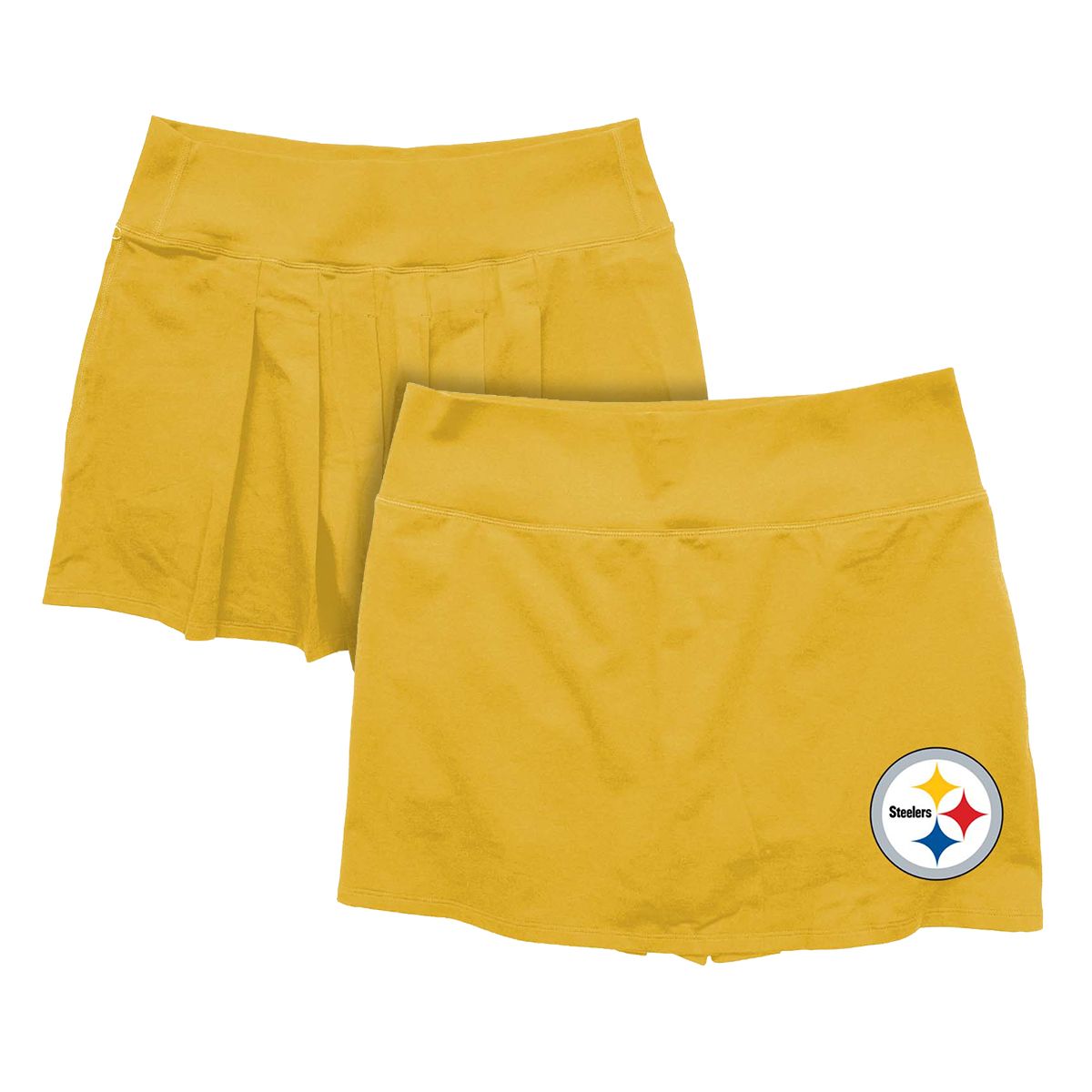 Pittsburgh Steelers Girl's Back Pleated Skort 2 Pittsburgh Steelers Girl's Back Pleated Skort