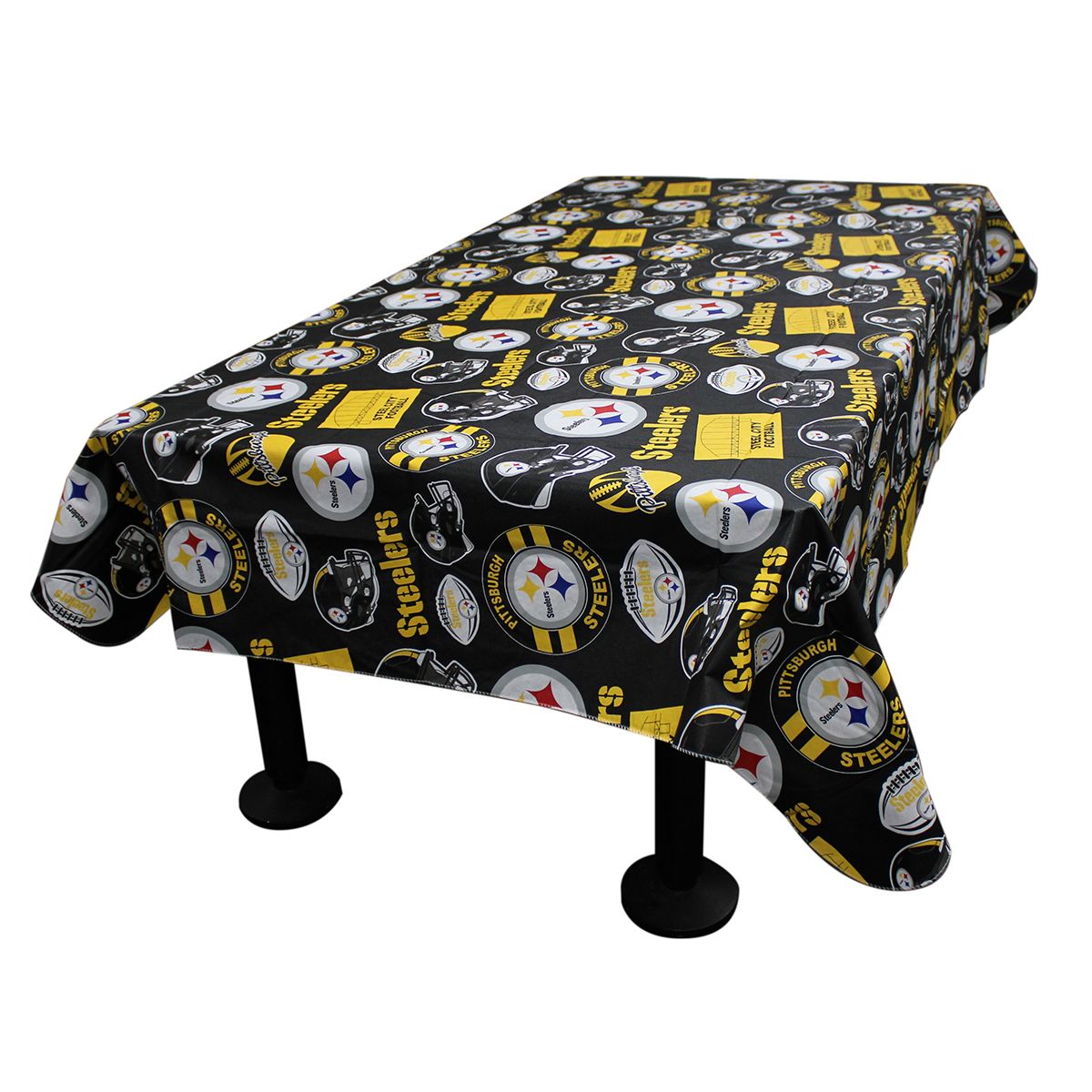 Pittsburgh 60"x84" Allover Logos Table Cover 7 Pittsburgh 60"x84" Allover Logos Table Cover