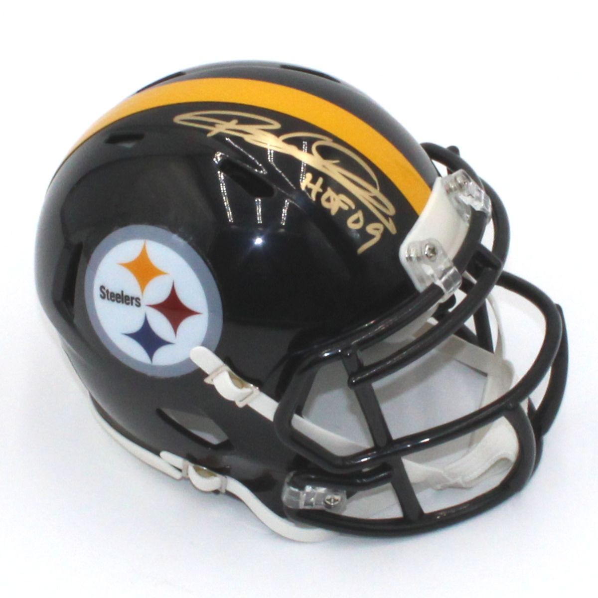 Pittsburgh Steelers #26 Rod Woodson Autographed Riddell Speed Mini Helmet 1 Pittsburgh Steelers #26 Rod Woodson Autographed Riddell Speed Mini Helmet