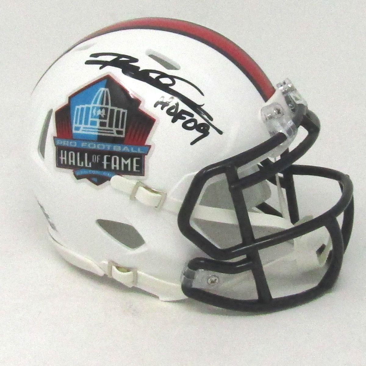 Pittsburgh Steelers #26 Rod Woodson Autographed Riddell Hall of Fame Speed Mini Helmet 3 Pittsburgh Steelers #26 Rod Woodson Autographed Riddell Hall of Fame Speed Mini Helmet
