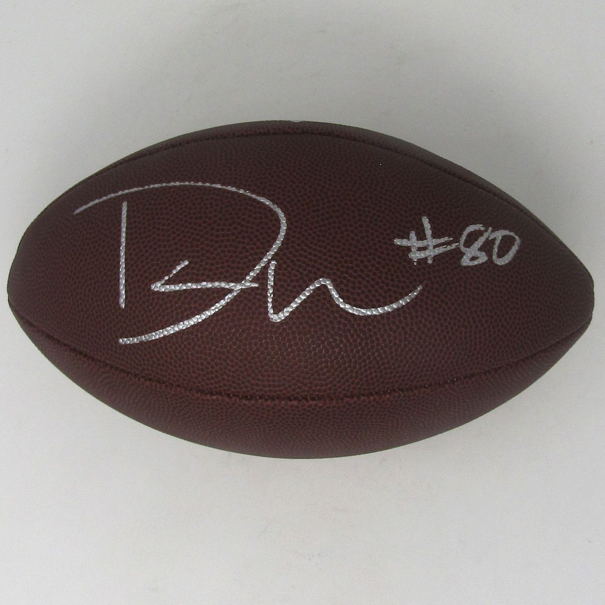 Pittsburgh Steelers #80 Darnell Washington Autographed Replica “The Duke” NFL Football 3 Pittsburgh Steelers #80 Darnell Washington Autographed Replica “The Duke” NFL Football