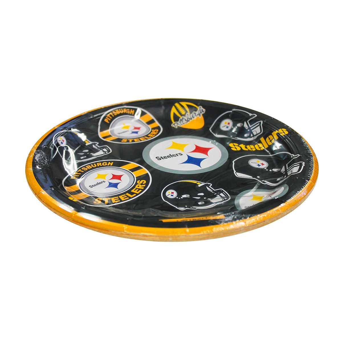 Pittsburgh Steelers 10" Dinner Plates 2 Pittsburgh Steelers 10" Dinner Plates
