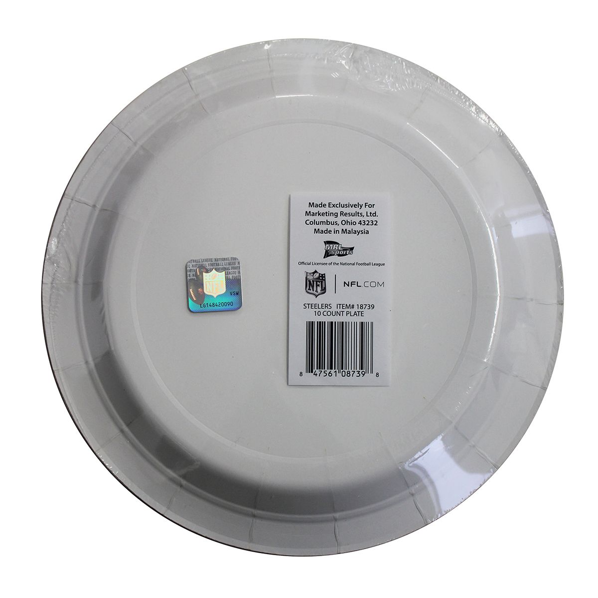 Pittsburgh Steelers 10" Dinner Plates 3 Pittsburgh Steelers 10" Dinner Plates