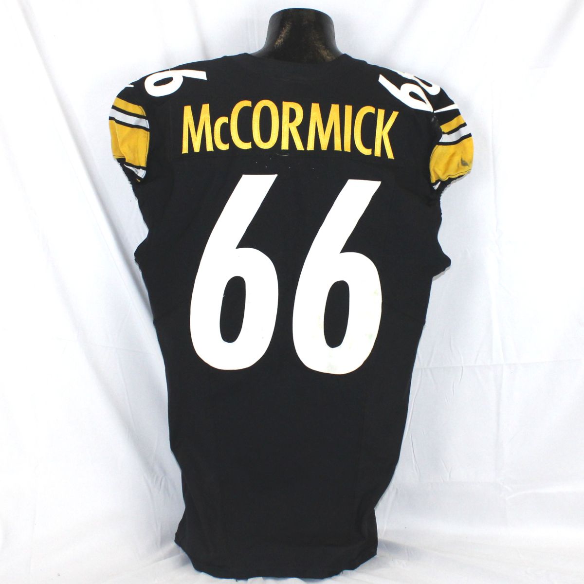 Pittsburgh Steelers #66 Mason McCormick Home Game Used Jersey* vs Seattle 6 Pittsburgh Steelers #66 Mason McCormick Home Game Used Jersey* vs Seattle