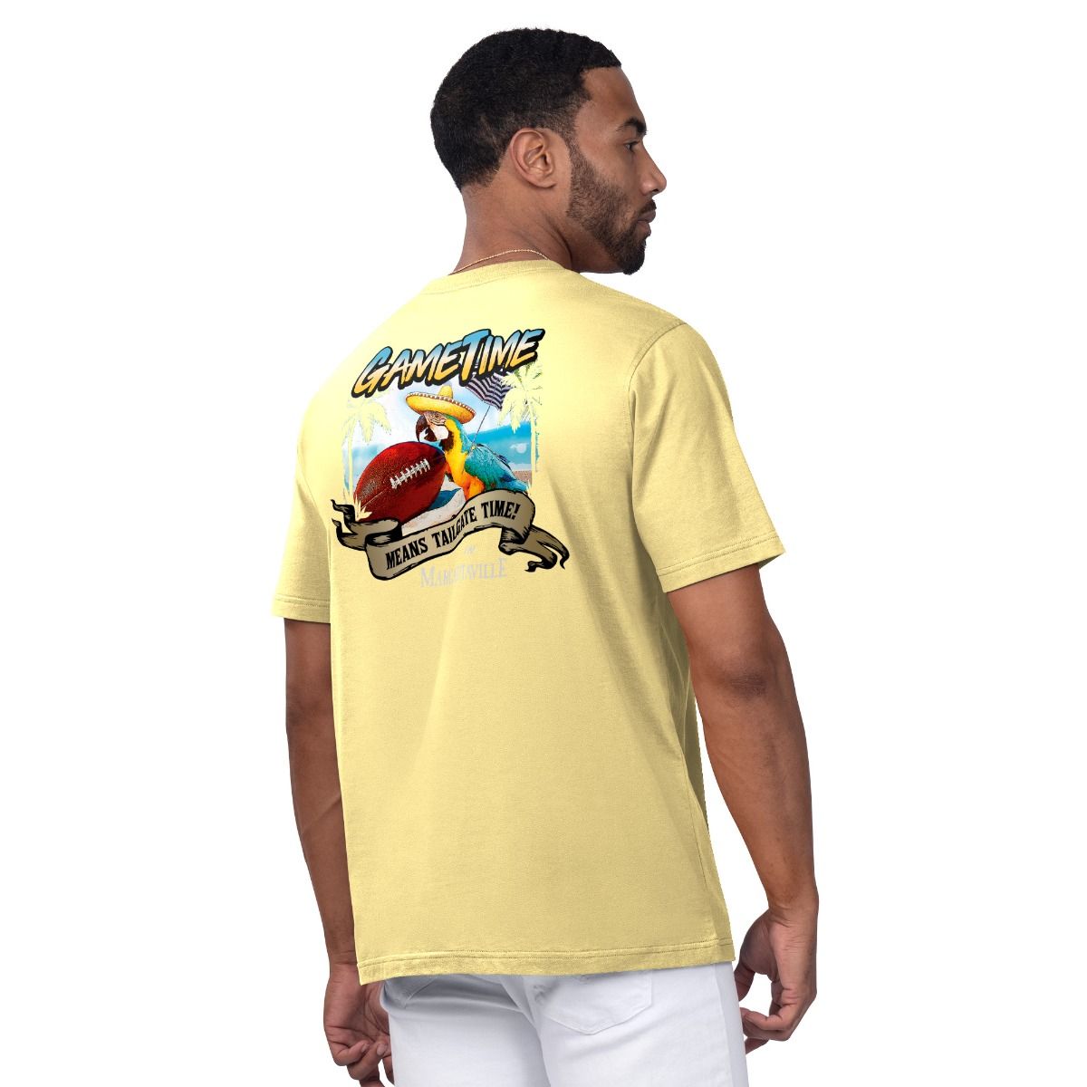 Pittsburgh Steelers Men's GIII Margaritaville Gametime Short Sleeve T-Shirt 5 Pittsburgh Steelers Men's GIII Margaritaville Gametime Short Sleeve T-Shirt