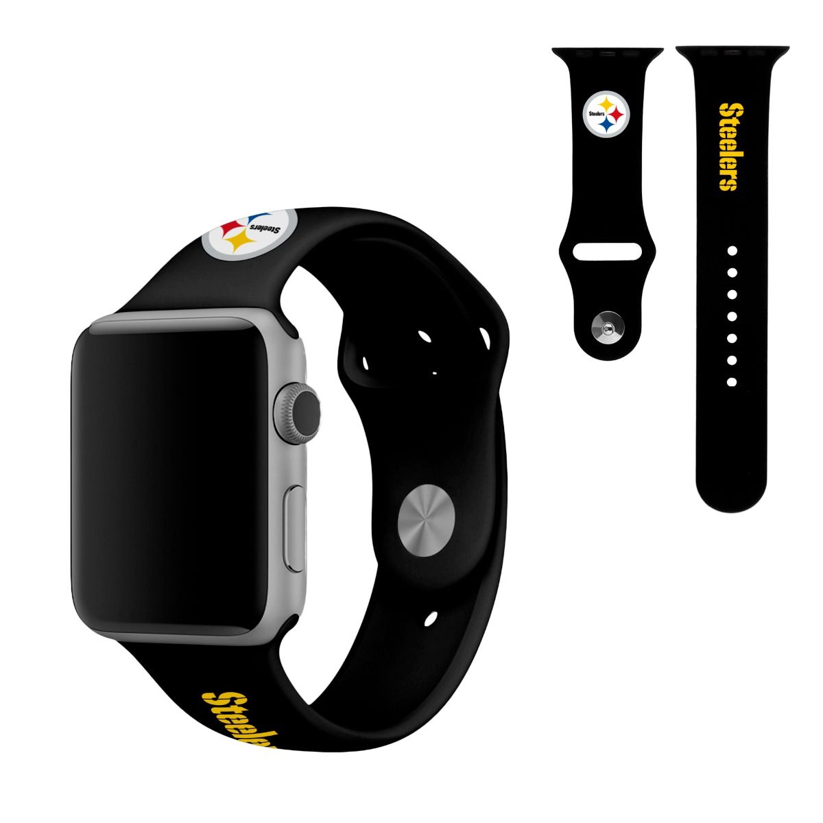 Pittsburgh Steelers Silicone Apple Watch Band