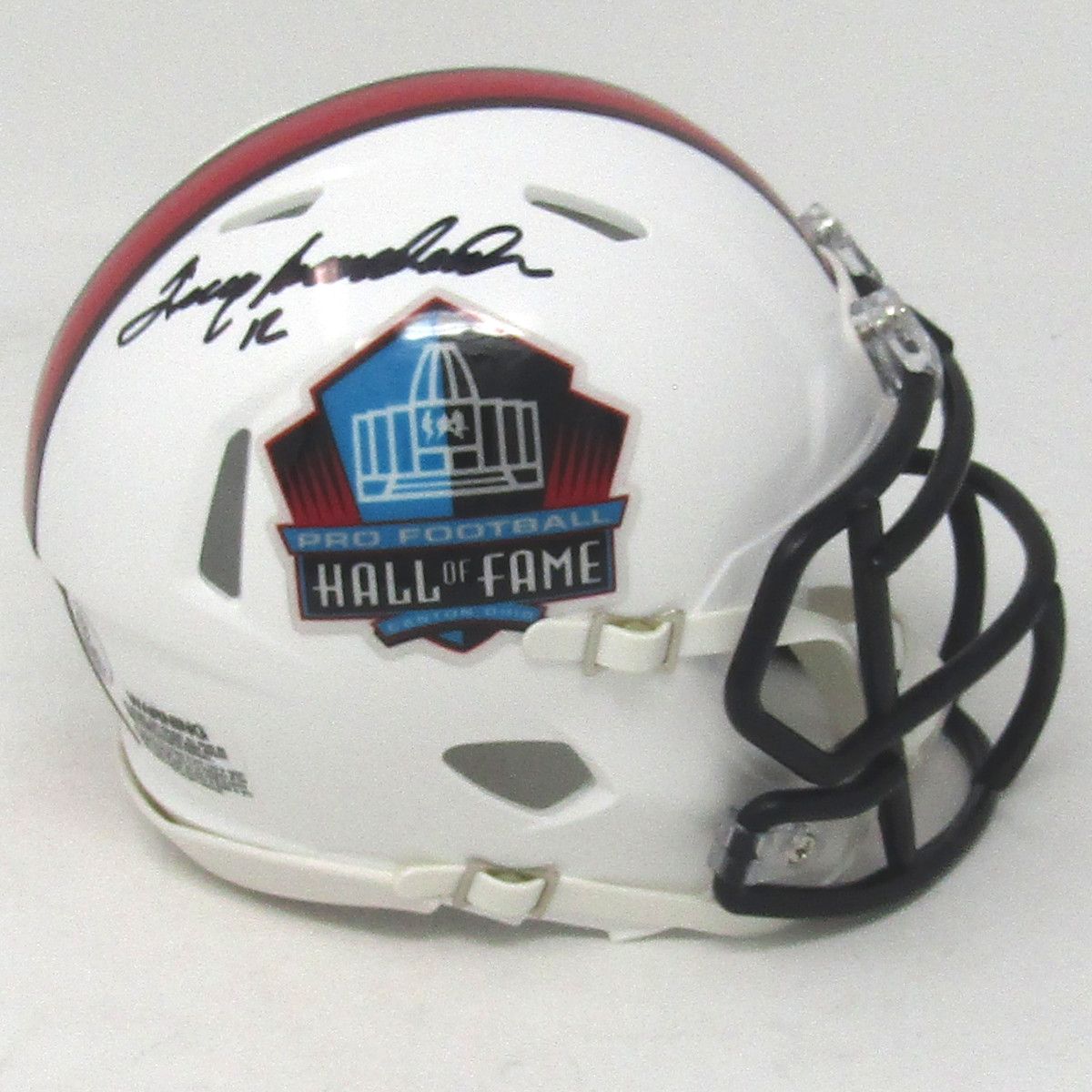Pittsburgh Steelers #12 Terry Bradshaw Autographed Riddell Hall of Fame Speed Mini Helmet 2 Pittsburgh Steelers #12 Terry Bradshaw Autographed Riddell Hall of Fame Speed Mini Helmet