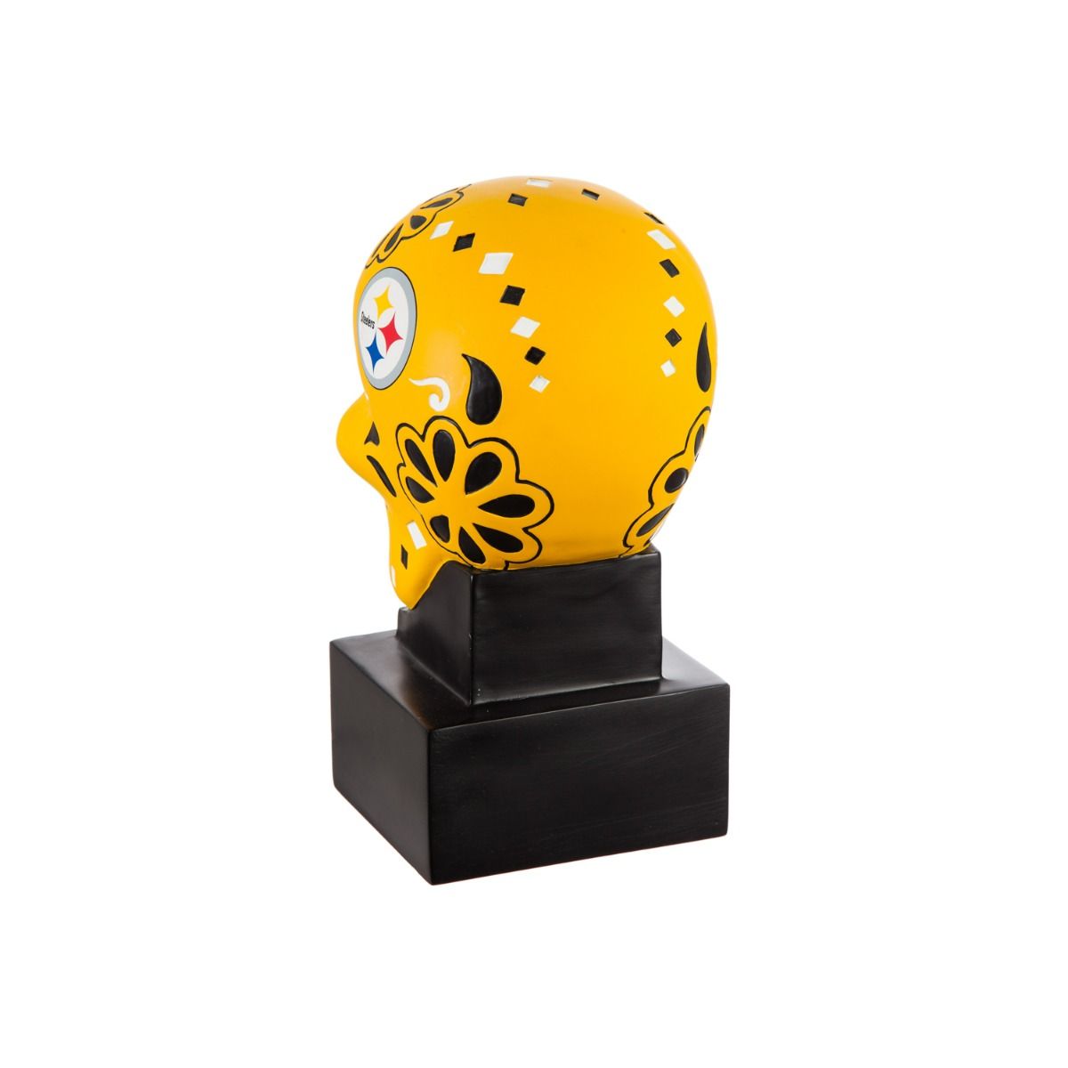 Pittsburgh Steelers Gold Sugar Skull Figurine 2 Pittsburgh Steelers Gold Sugar Skull Figurine
