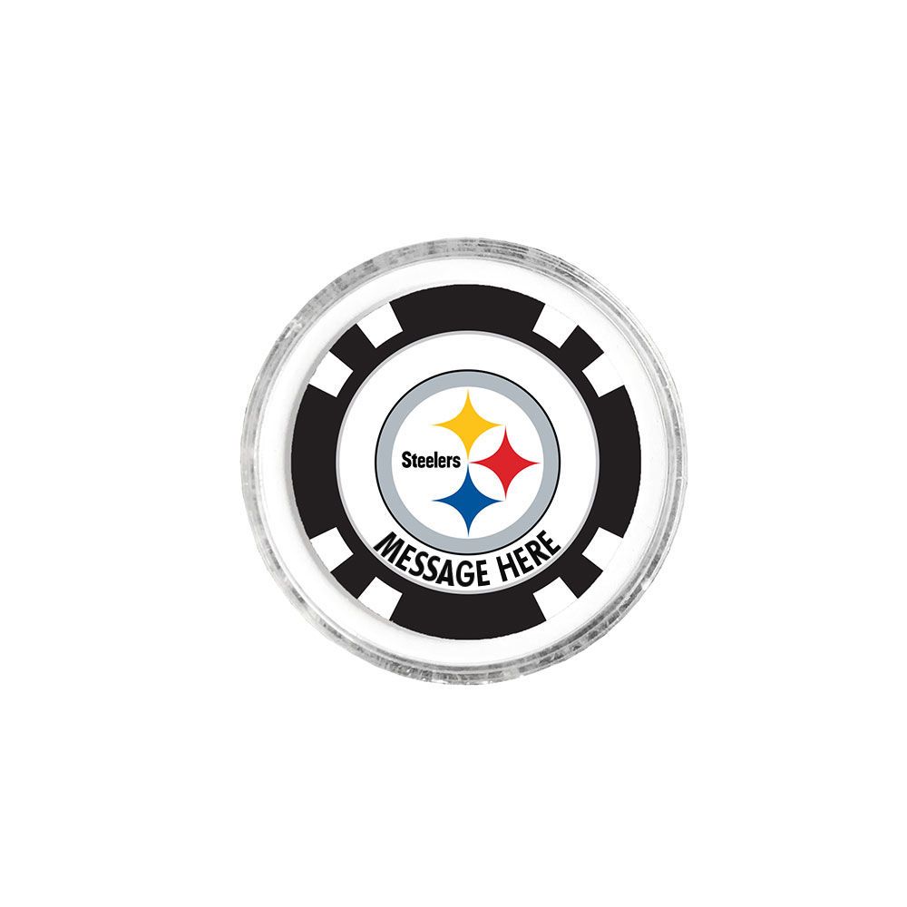 Pittsburgh Steelers Personalized Golf Chip with Removable Marker