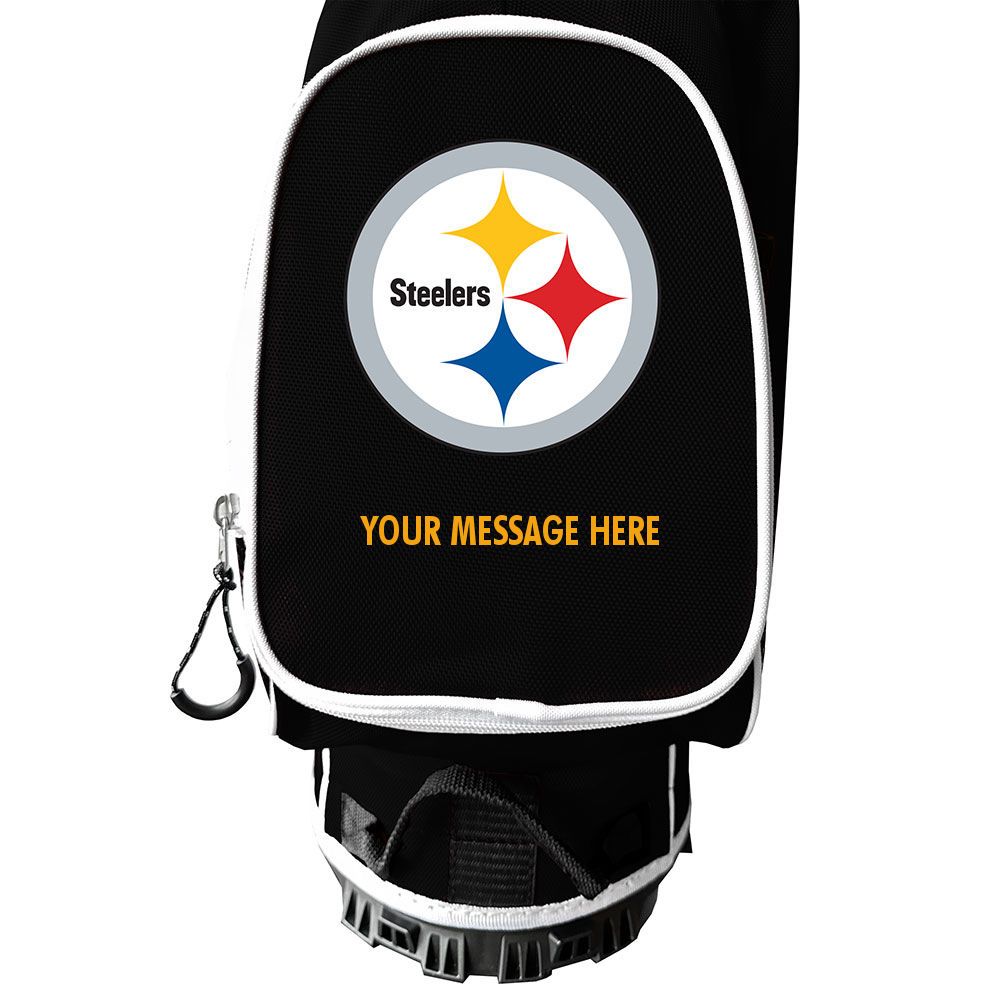 Pittsburgh Steelers Personalized Birdie 14 Way Top Stand Golf Bag