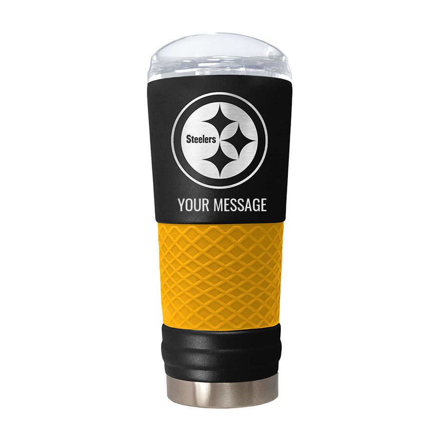Pittsburgh Steelers Personalized 24oz. Team Color Draft Tumbler 3 Pittsburgh Steelers Personalized 24oz. Team Color Draft Tumbler