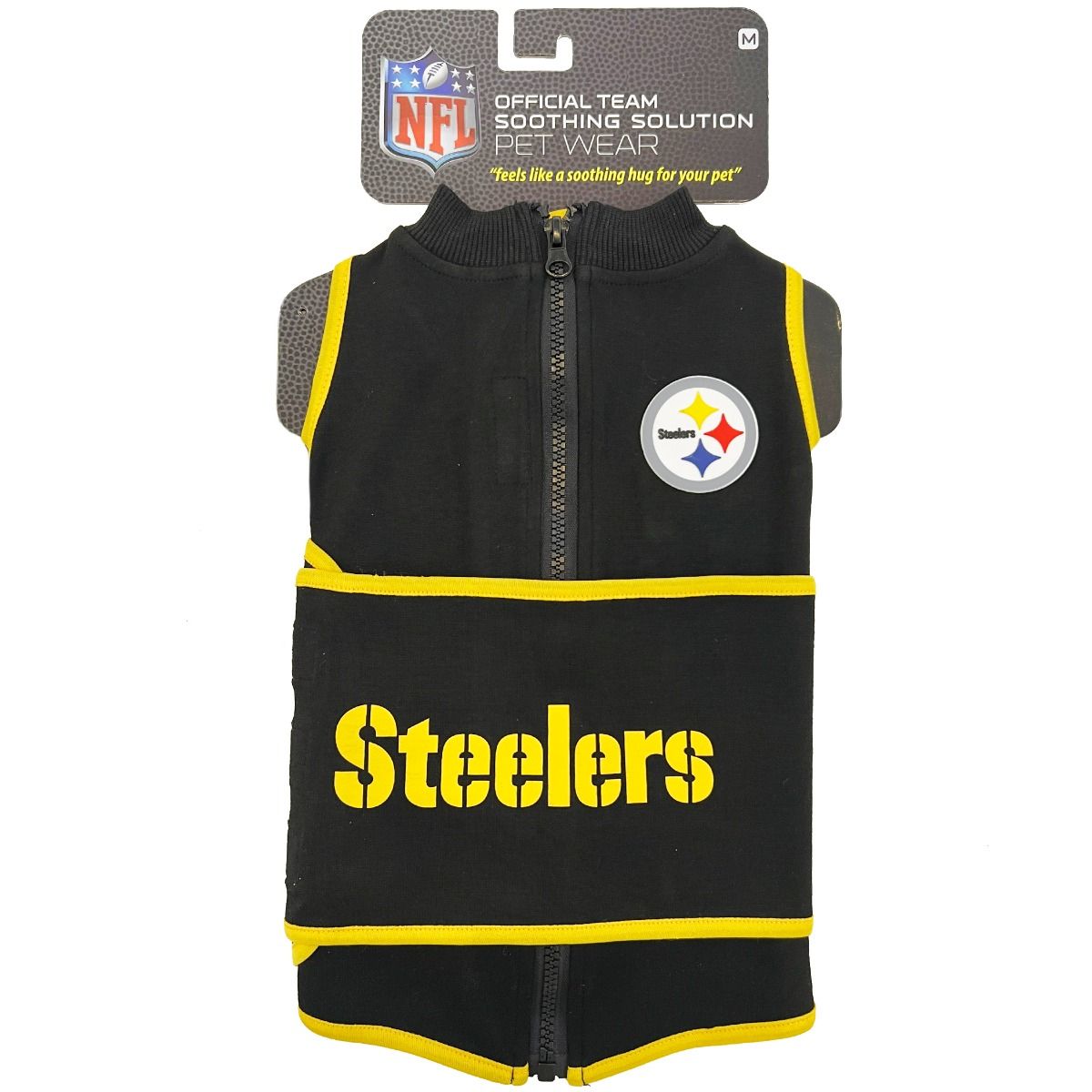 Pittsburgh Steelers Soothing Solution Pet Vest 3 Pittsburgh Steelers Soothing Solution Pet Vest