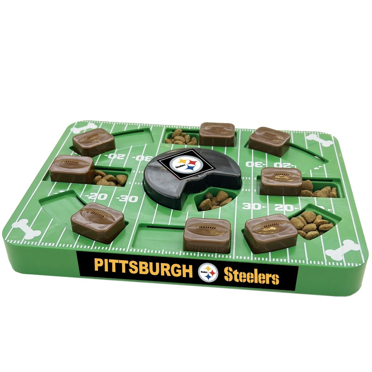 Pittsburgh Steelers Pet Treat Puzzle Toy 1 Pittsburgh Steelers Pet Treat Puzzle Toy