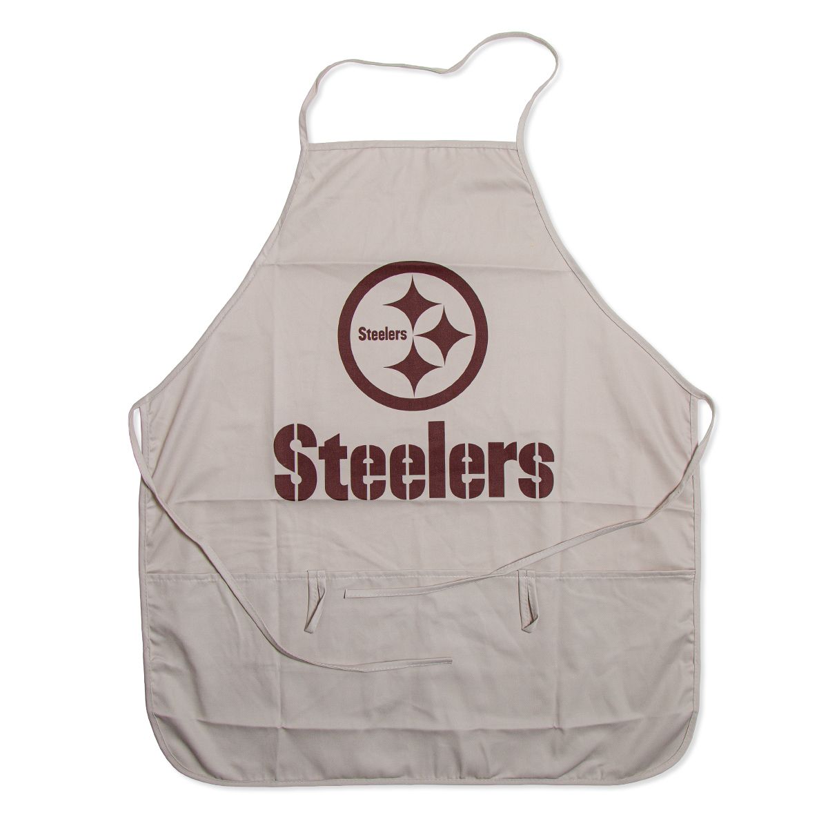 Pittsburgh Steelers Wordmark Tan Apron