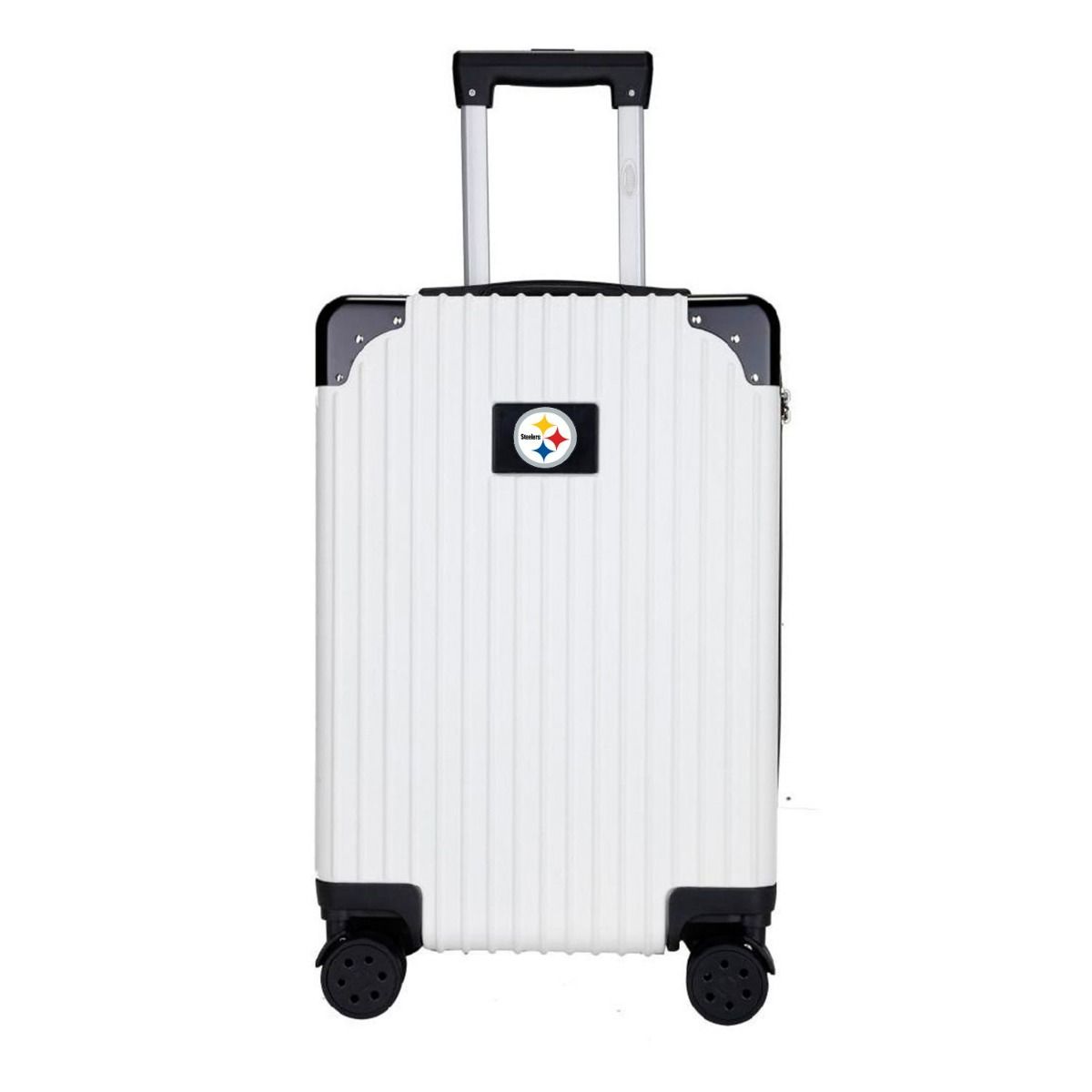 Pittsburgh Steelers 21" Executive 2-Toned White Carry-On Spinner 8 Pittsburgh Steelers 21" Executive 2-Toned White Carry-On Spinner