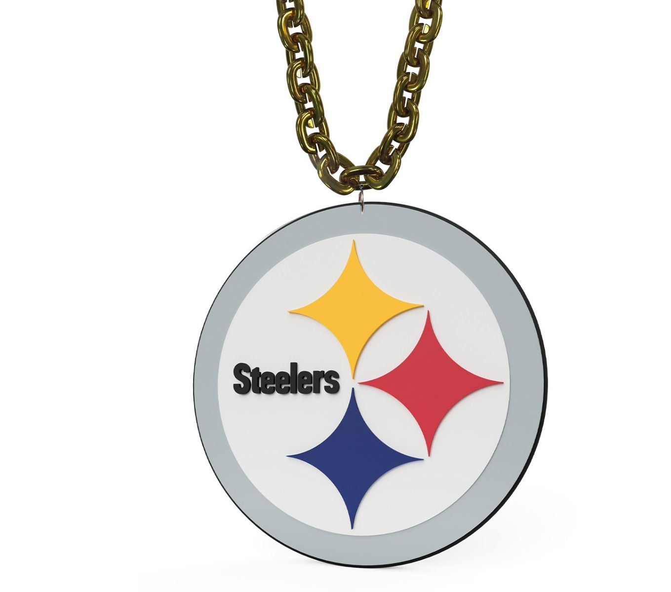 Pittsburgh Steelers Gold Super Fan Chain 1 Pittsburgh Steelers Gold Super Fan Chain