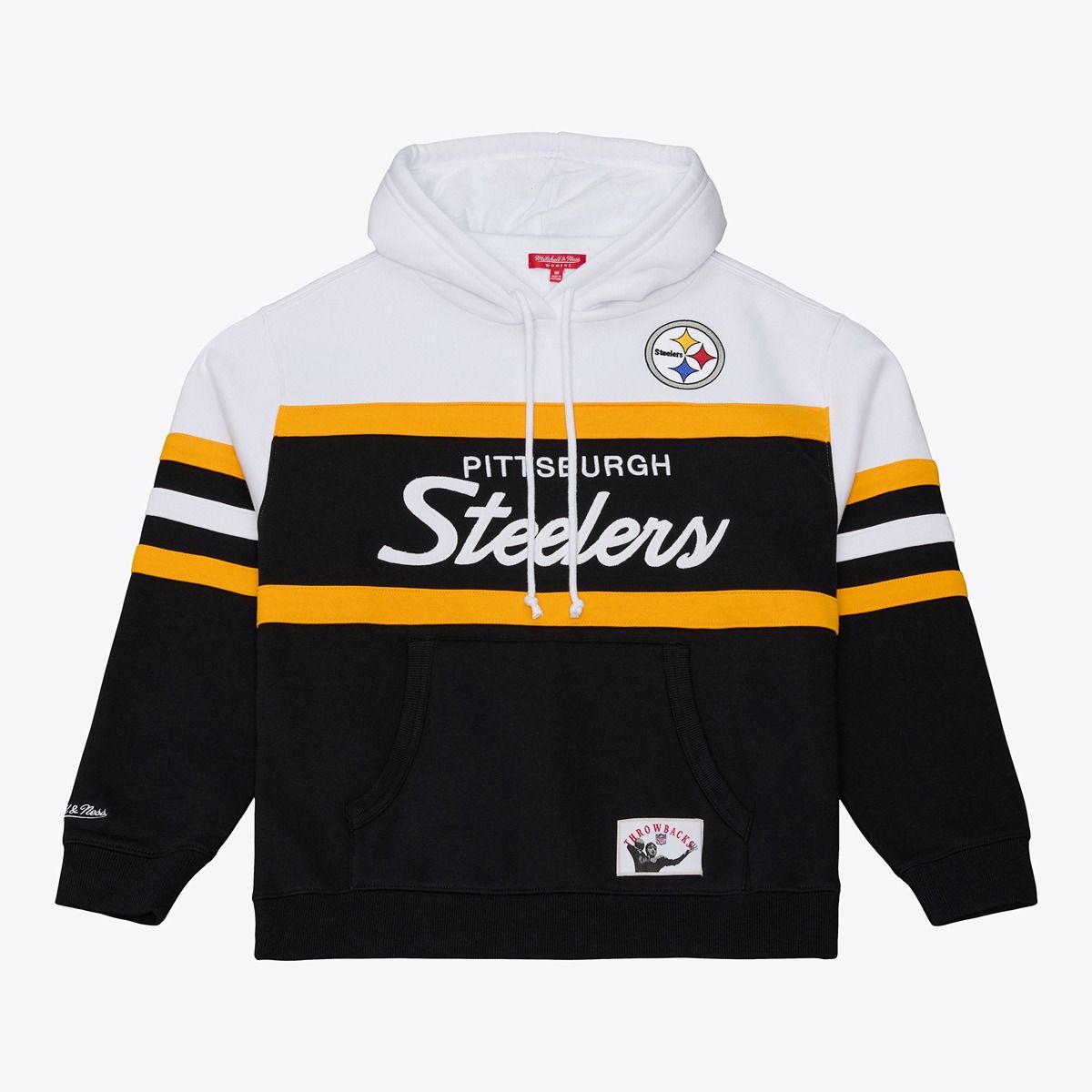 Pittsburgh Steelers Women's Mitchell & Ness Head Coach Pullover Hoodie 3 Pittsburgh Steelers Women's Mitchell & Ness Head Coach Pullover Hoodie