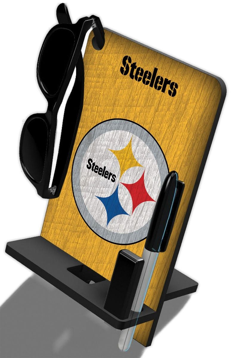 Pittsburgh Steelers 4 in 1 Desktop Phone Stand 1 Pittsburgh Steelers 4 in 1 Desktop Phone Stand