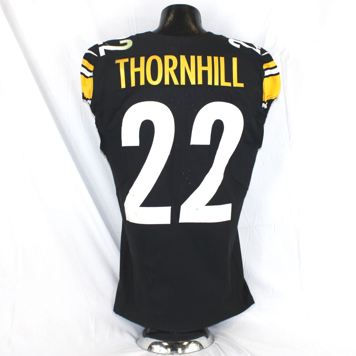 Pittsburgh Steelers #22 Juan Thornhill Home Game Used Jersey* Dublin Game