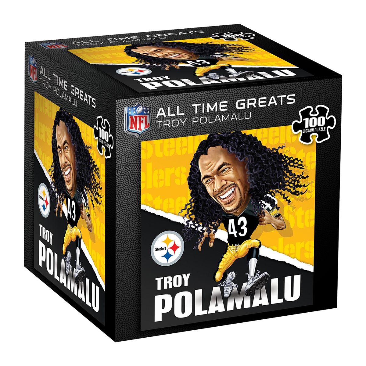 Pittsburgh Steelers 100 Piece Polamalu Puzzle 3 Pittsburgh Steelers 100 Piece Polamalu Puzzle