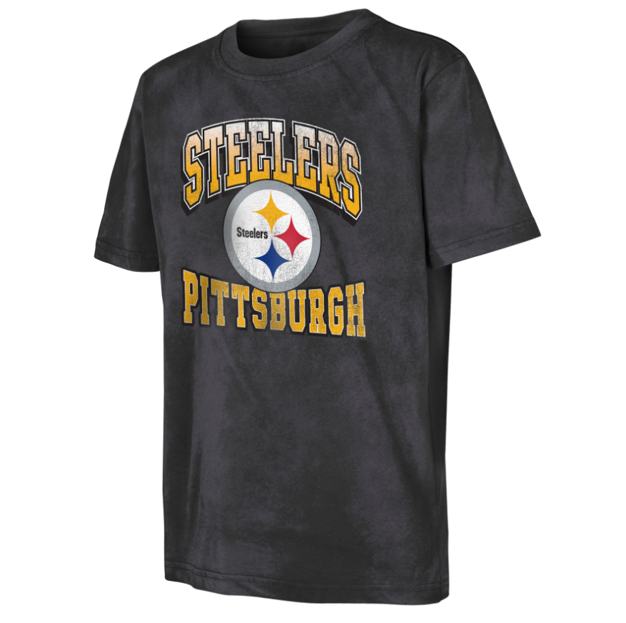 Pittsburgh Steelers Youth Shore Thing Short Sleeve T-Shirt 2 Pittsburgh Steelers Youth Shore Thing Short Sleeve T-Shirt