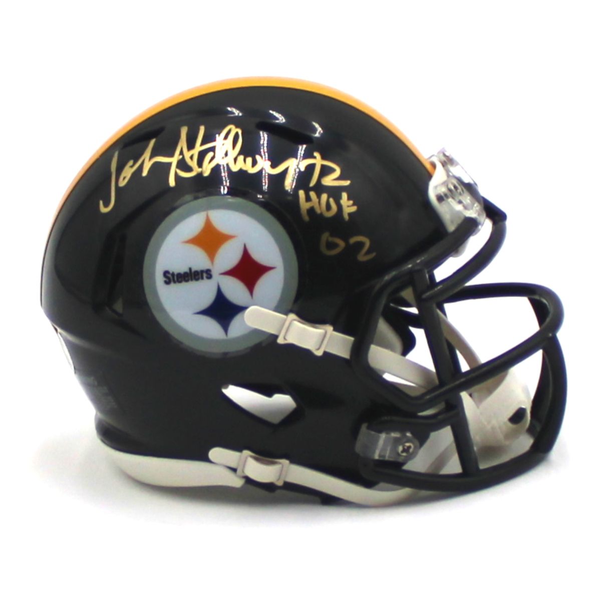 Pittsburgh Steelers #82 John Stallworth Autographed Riddell Speed Mini Helmet 1 Pittsburgh Steelers #82 John Stallworth Autographed Riddell Speed Mini Helmet