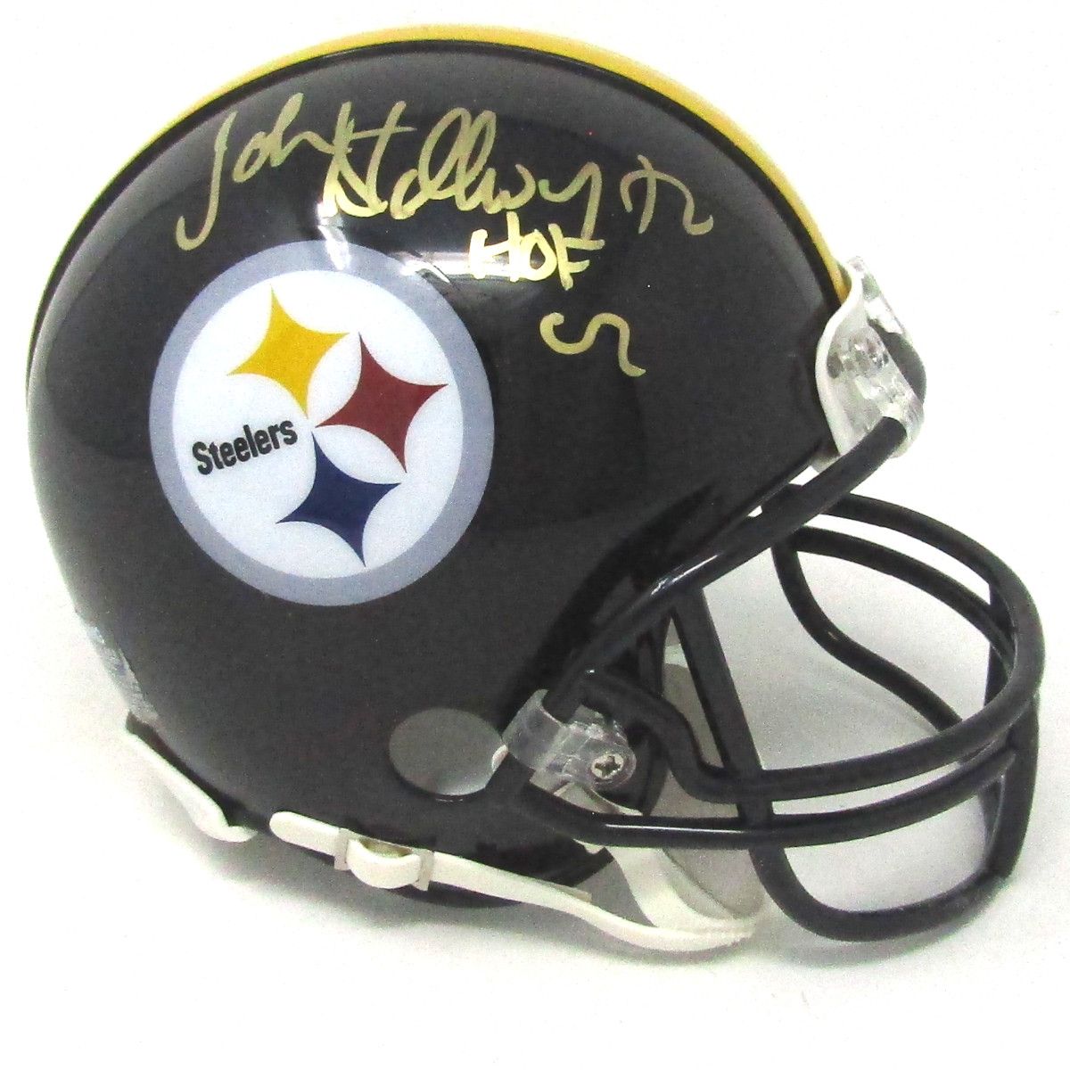 Pittsburgh Steelers #82 John Stallworth Autographed Riddell Speed Mini Helmet