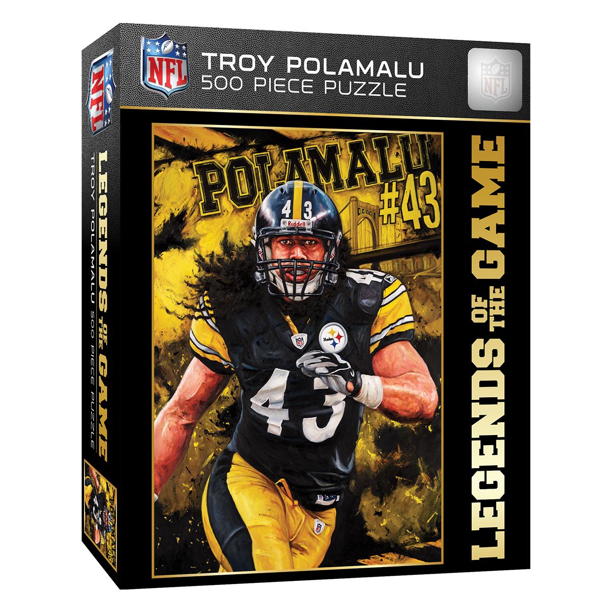 Pittsburgh Steelers 500 Piece Legends Polamalu Puzzle 5 Pittsburgh Steelers 500 Piece Legends Polamalu Puzzle