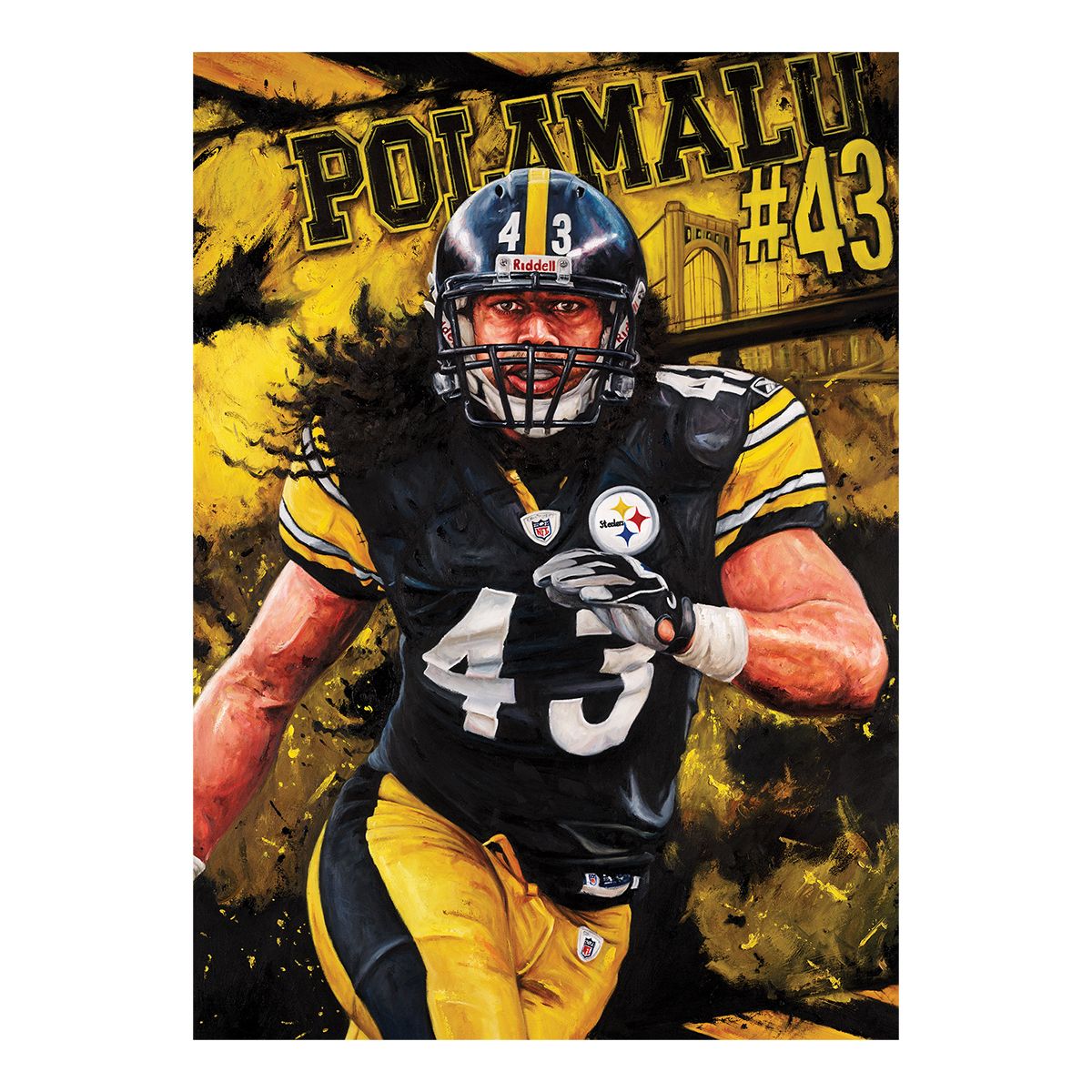 Pittsburgh Steelers 500 Piece Legends Polamalu Puzzle