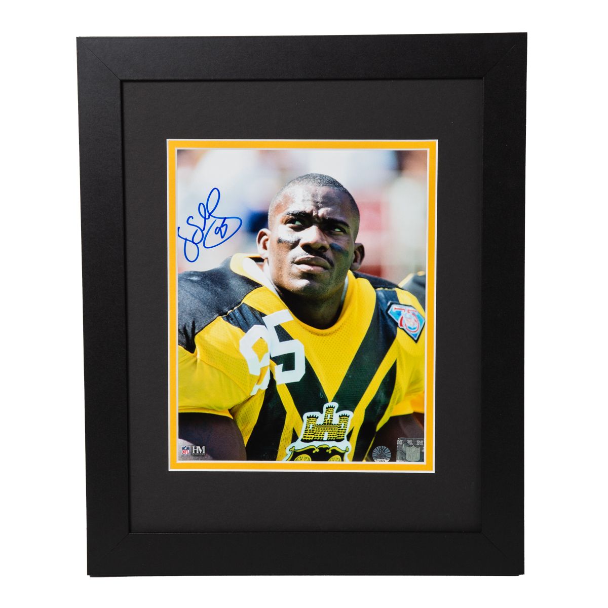 Pittsburgh Steelers #95 Greg Lloyd Signed Framed Throwback 8x10 Photo