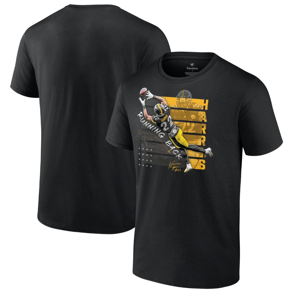 Pittsburgh Steelers Harris Player Short Sleeve T-Shirt 3 Pittsburgh Steelers Harris Player Short Sleeve T-Shirt