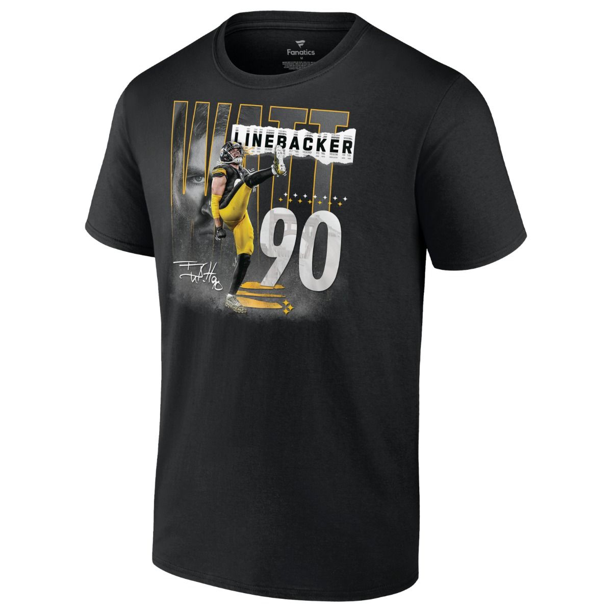Pittsburgh Steelers Watt Player Short Sleeve T-Shirt 9 Pittsburgh Steelers Watt Player Short Sleeve T-Shirt