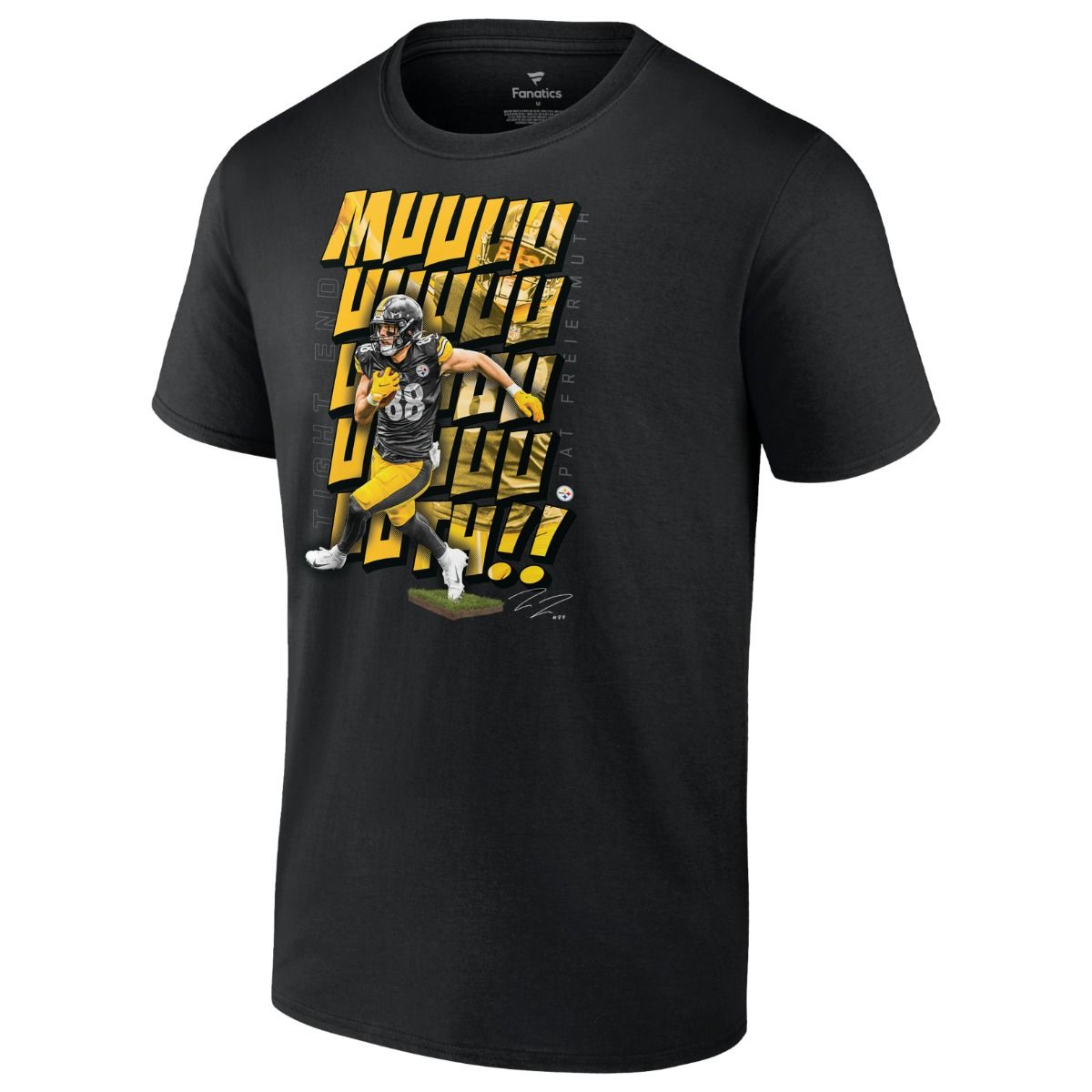 Pittsburgh Steelers Freiermuth Player Short Sleeve T-Shirt 1 Pittsburgh Steelers Freiermuth Player Short Sleeve T-Shirt