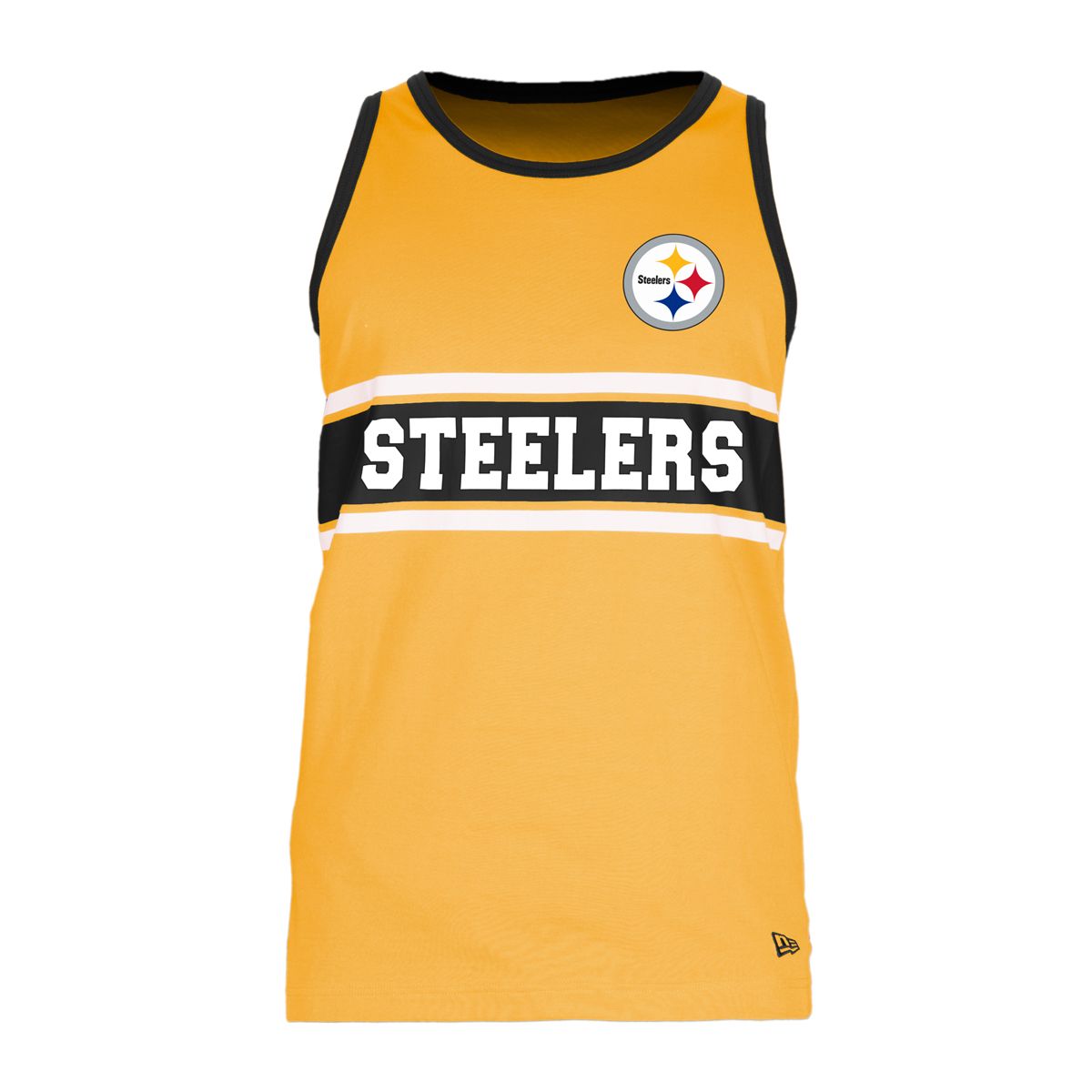 Pittsburgh Steelers Men's New Era Colorblock Muscle Tank 1 Pittsburgh Steelers Men's New Era Colorblock Muscle Tank