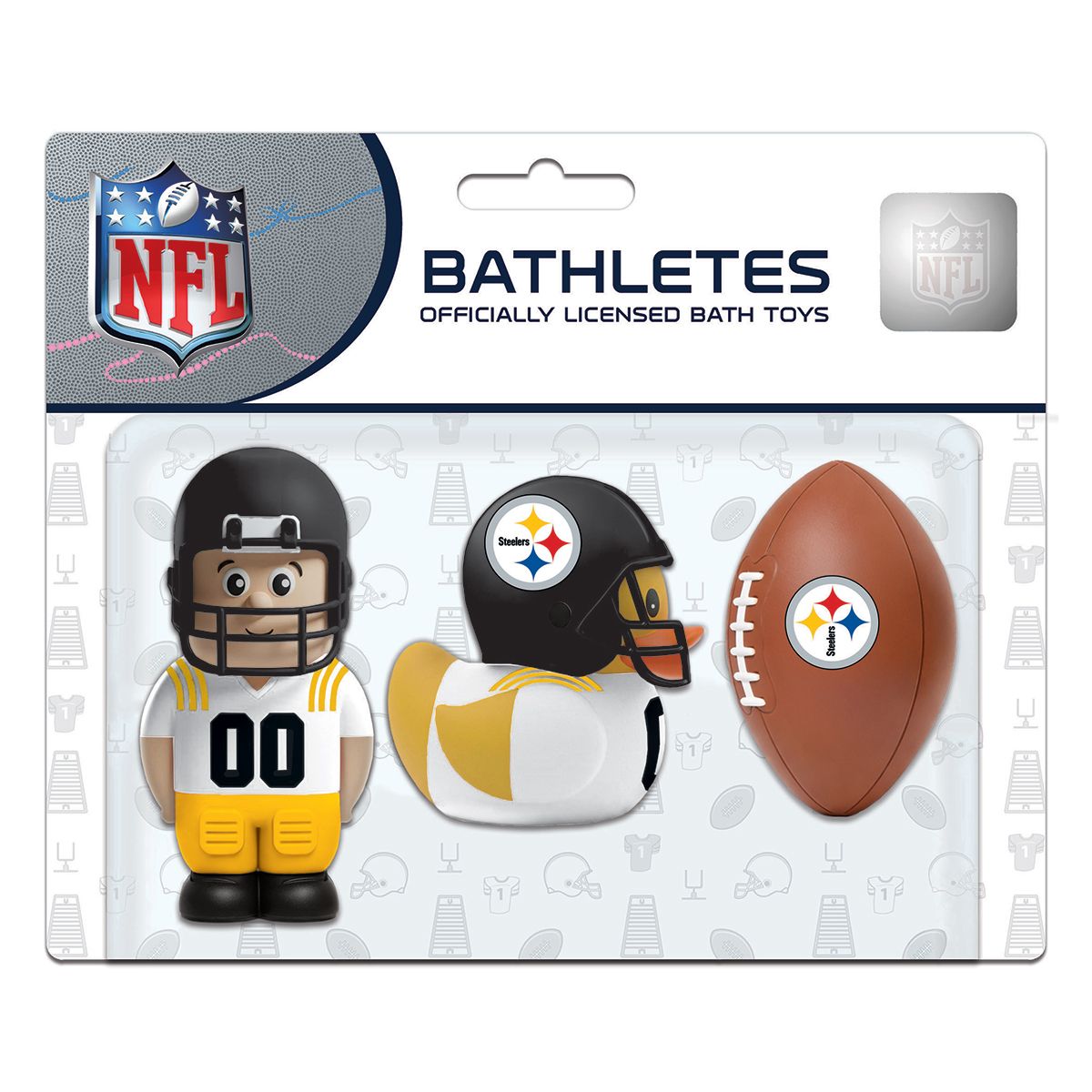 Pittsburgh Steelers Bathletes Bath Toys 1 Pittsburgh Steelers Bathletes Bath Toys