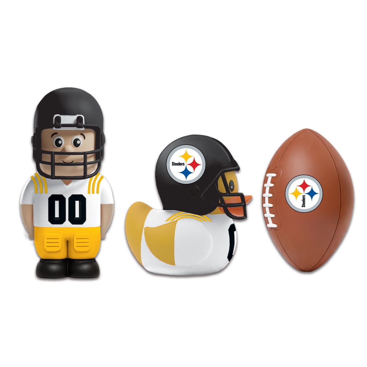 Pittsburgh Steelers Bathletes Bath Toys 2 Pittsburgh Steelers Bathletes Bath Toys
