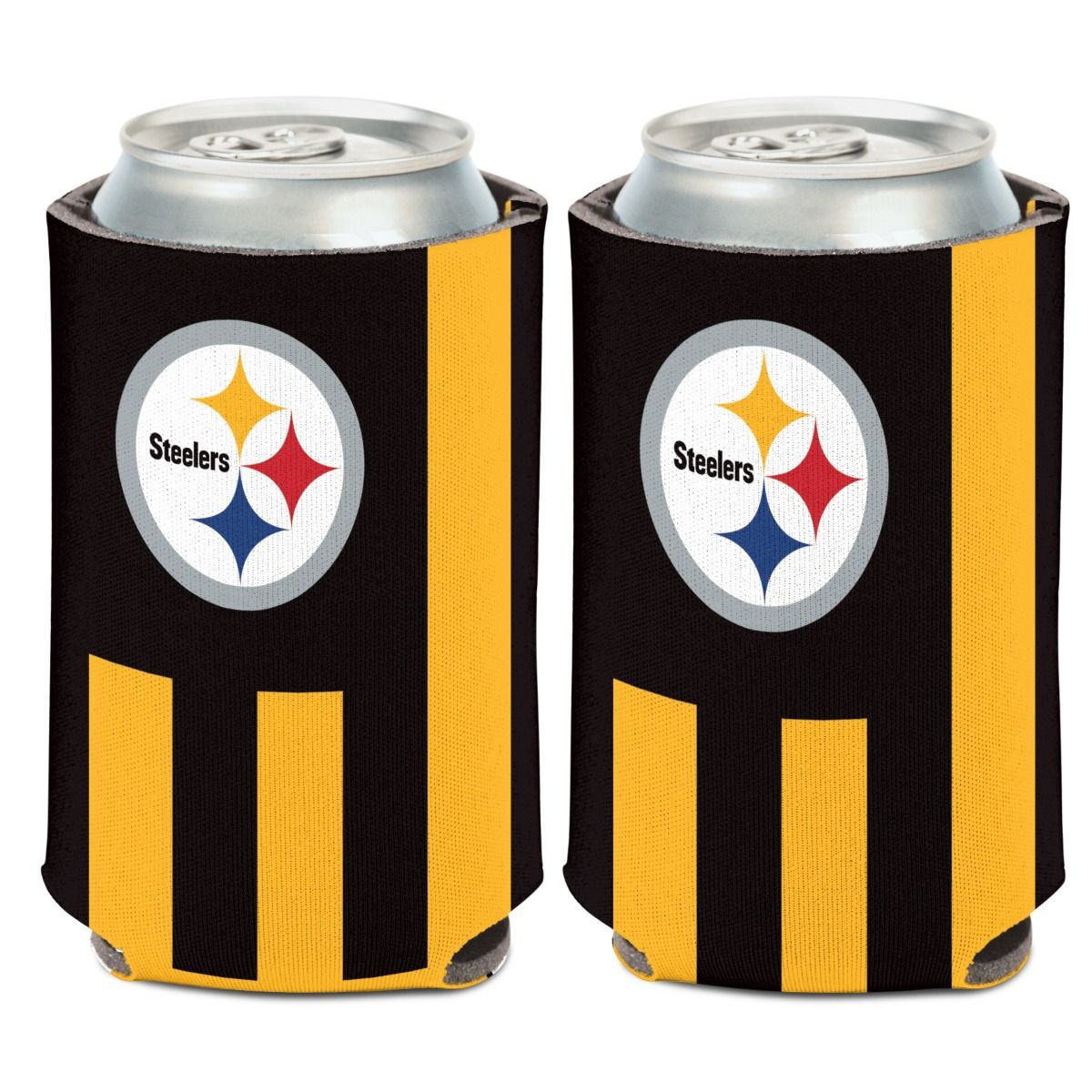 Pittsburgh Steelers Flag Stripe Can Coolie 2 Pittsburgh Steelers Flag Stripe Can Coolie