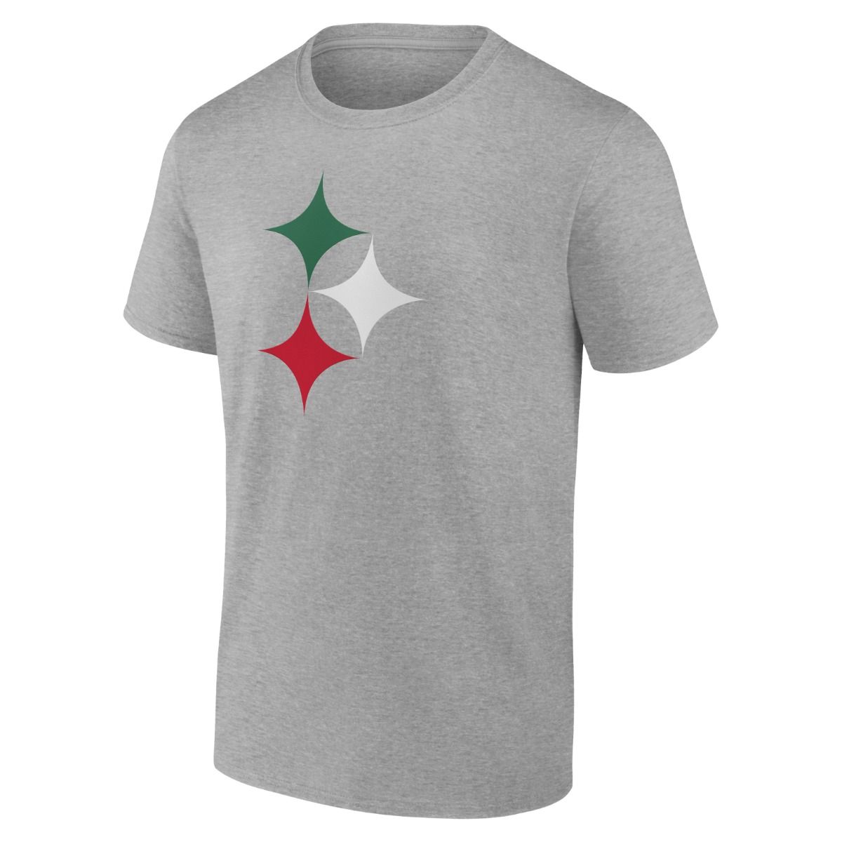 Pittsburgh Steelers Mexico Flag Inspired Hypocycloid Short Sleeve T-Shirt
