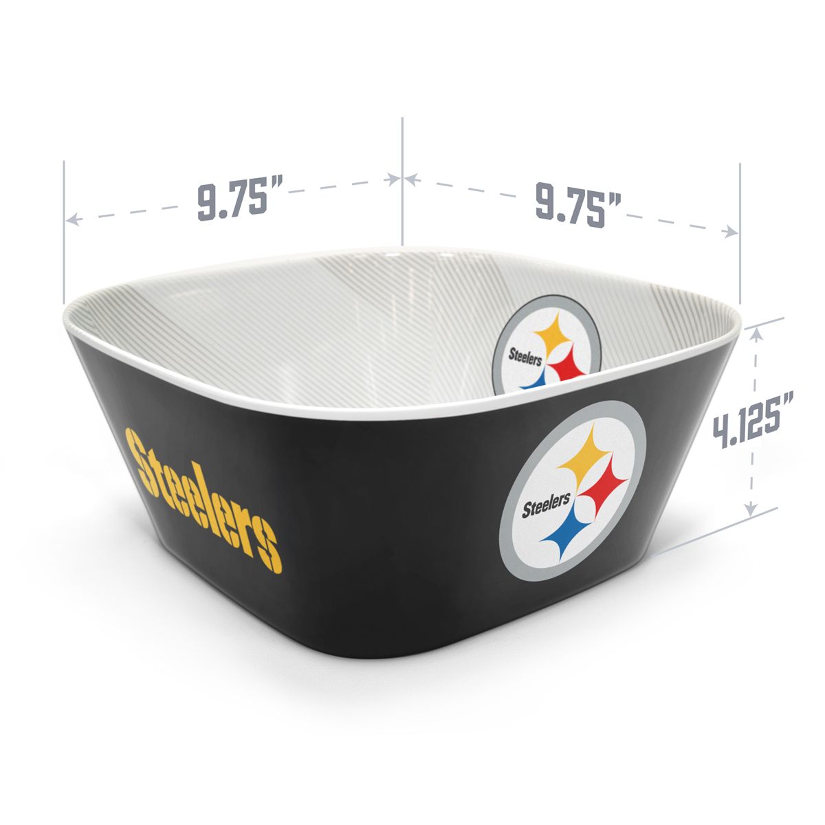 Pittsburgh Steelers Large Party Bowl 3 Pittsburgh Steelers Large Party Bowl