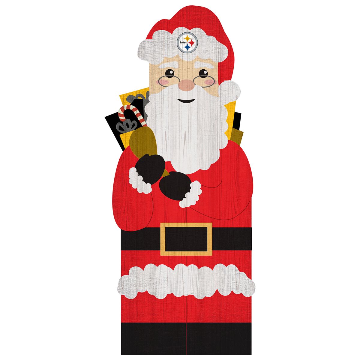 Pittsburgh Steelers Santa Leaner 3 Pittsburgh Steelers Santa Leaner